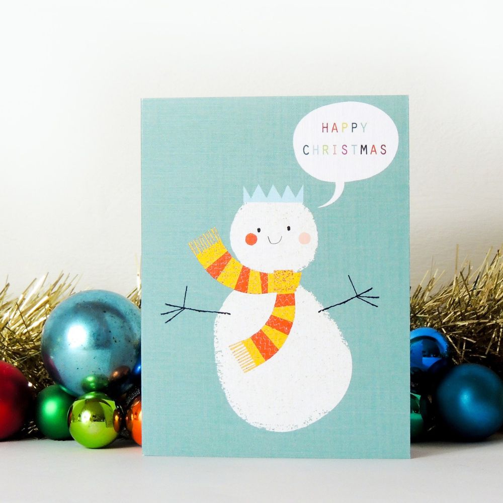 Mini Snowman Christmas Card
