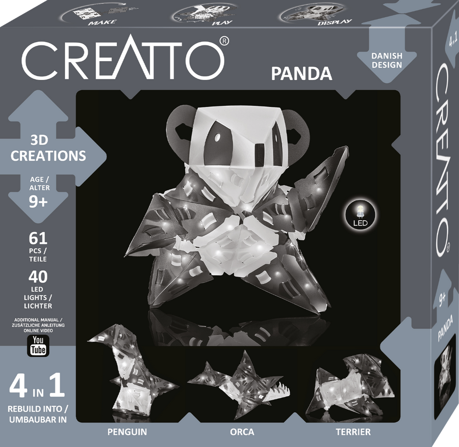 Creatto - Panda LED Animal Craft Kit