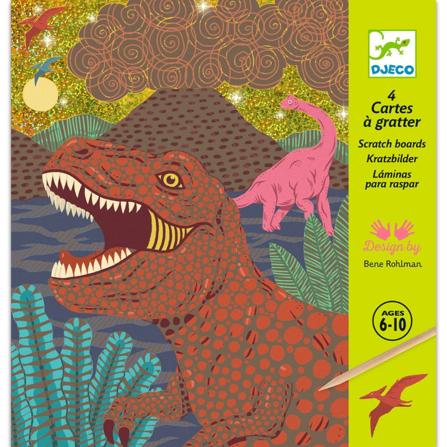 When Dinosaurs Reigned - Djeco Scratch Cards