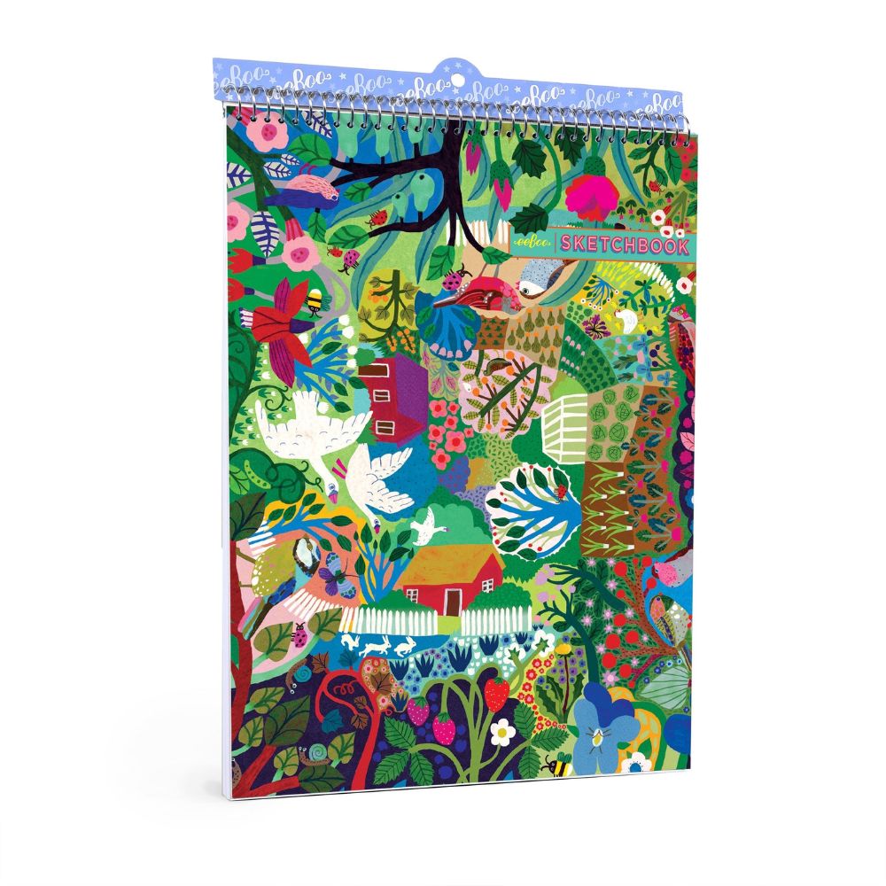Eeboo Bountiful Garden Sketchbook | Kids Sketchbook | Crafts4Kids - Default Title - Crafts4Kids