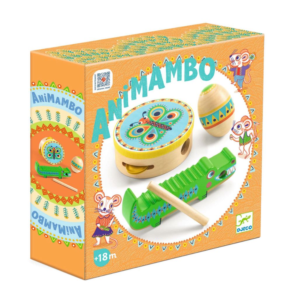 Djeco Animambo Set of 3 Percussion Instruments