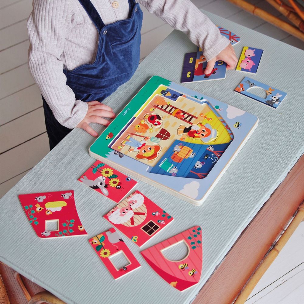 Djeco wooden puzzles