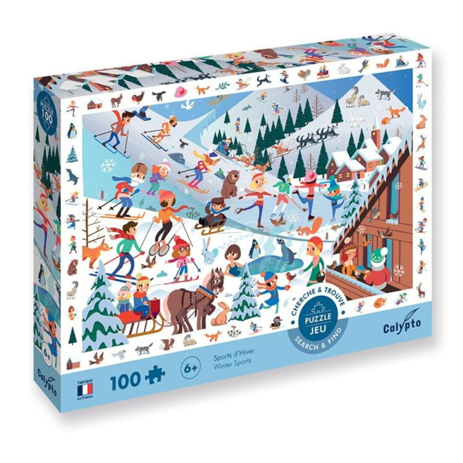 Calypto Jigsaw Puzzle - Search & Find Winter Sports 100 pieces