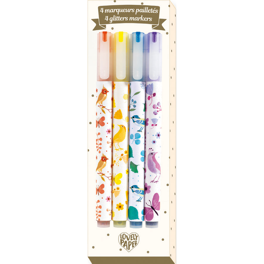 glitter marker pens