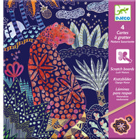 Djeco Scratch Boards - Lush Nature