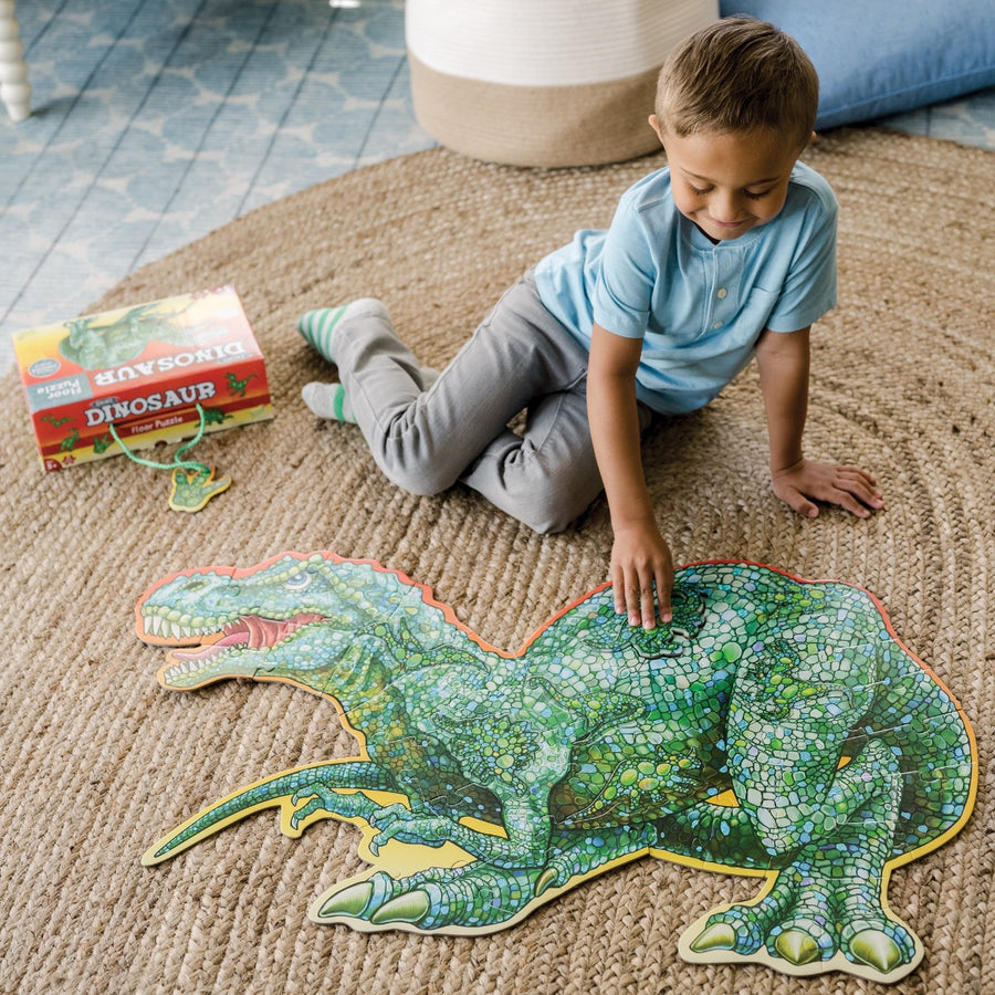 Peaceable Kingdom Shiny Dinosaur Floor Puzzle