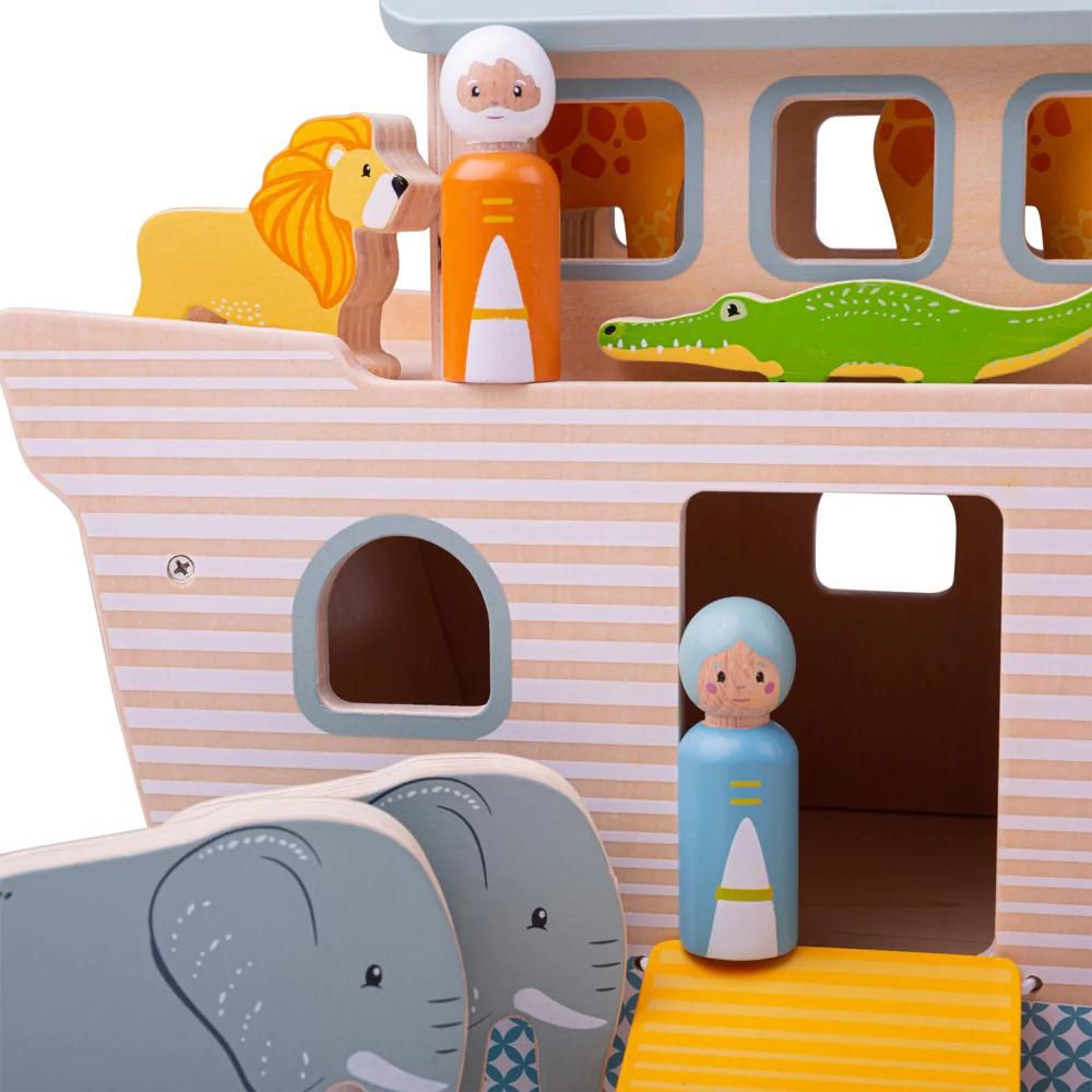 noah's ark wooden toy for kids
