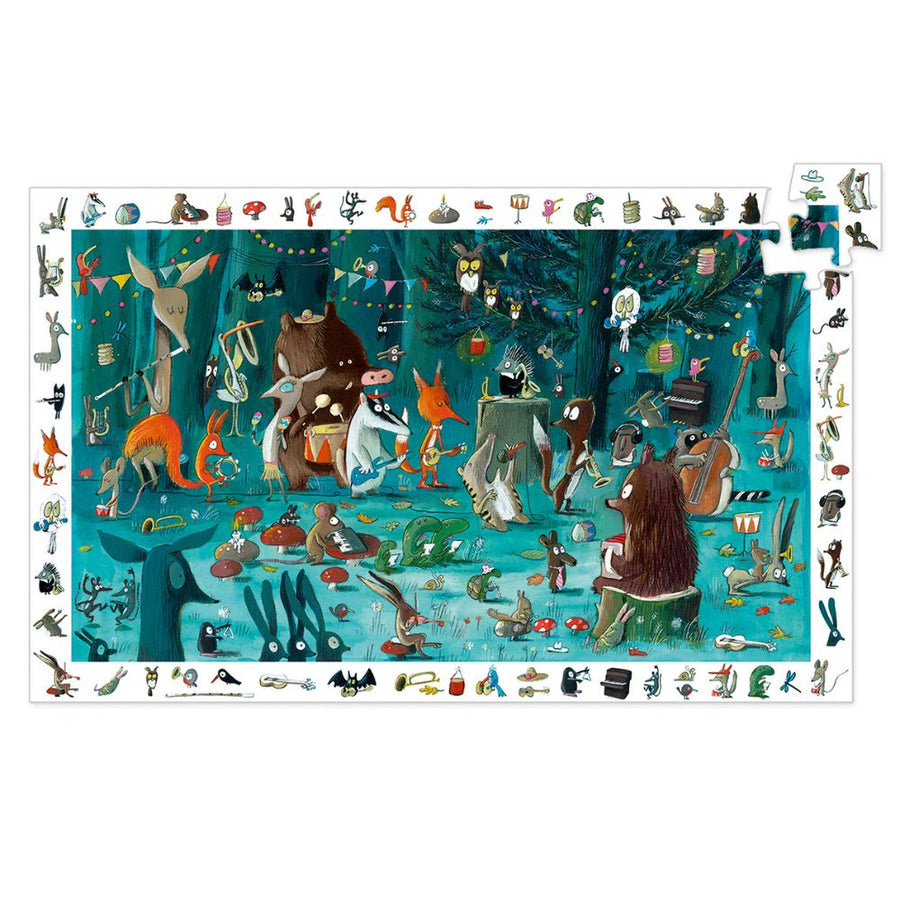 Djeco Observation Childrens Jigsaw Puzzle The Orchestra, 35 pcs