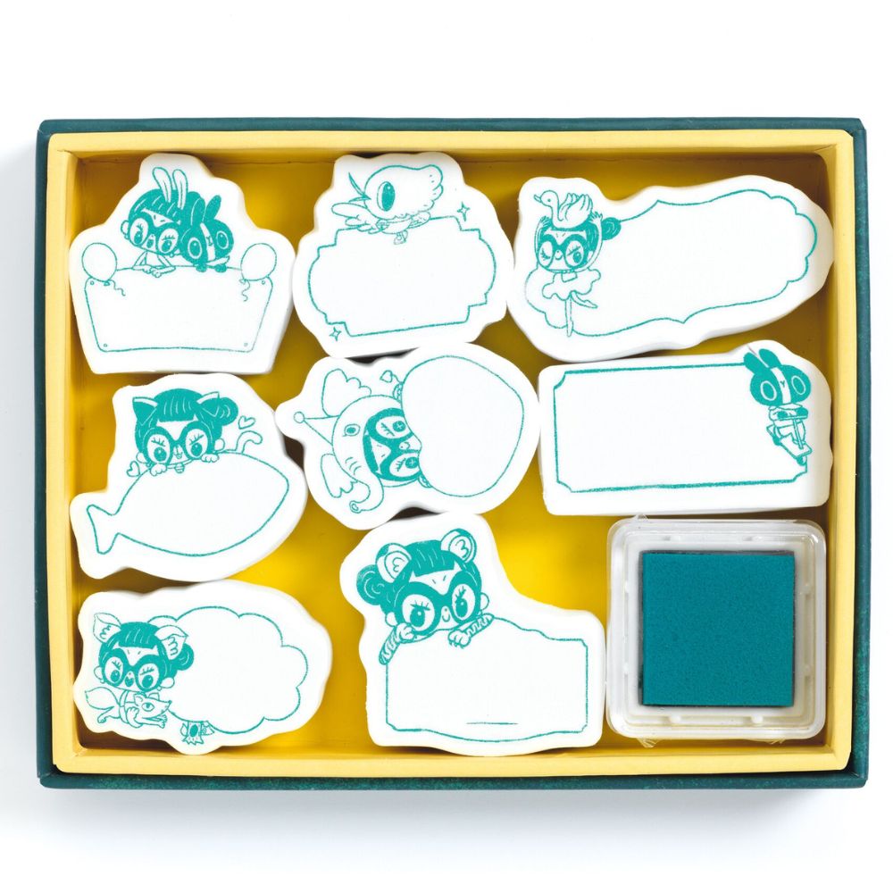 Djeco Lovely Paper - Lam Message Stamps