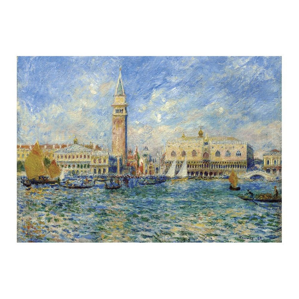 Calypto Jigsaw Puzzle 1000 Piece - Venice, The Doge's Palace by Pierre-Auguste Renoir