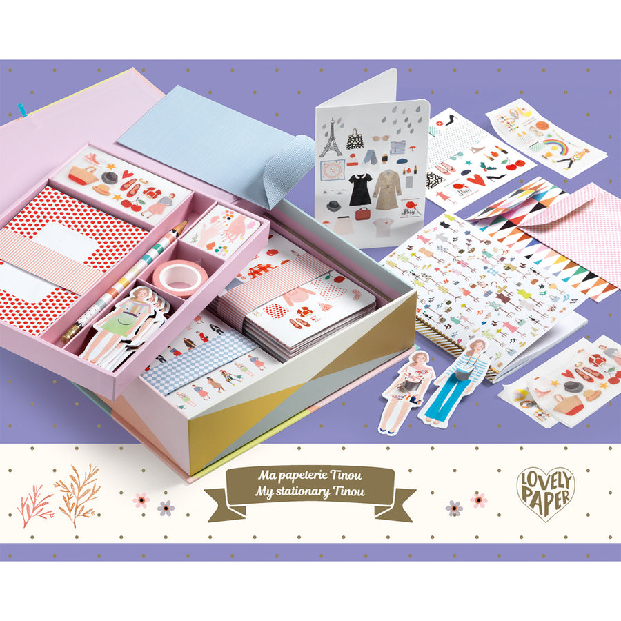 My Stationery Tinou - Lovely Paper by Djeco