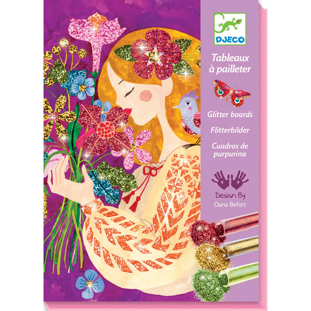 Djeco Glitter Boards The Scent of Flowers