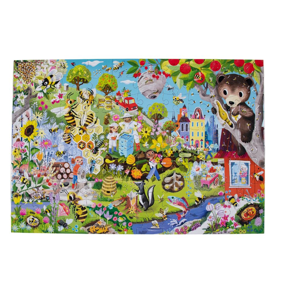 Eeboo Love of Bees 100 Piece Puzzle