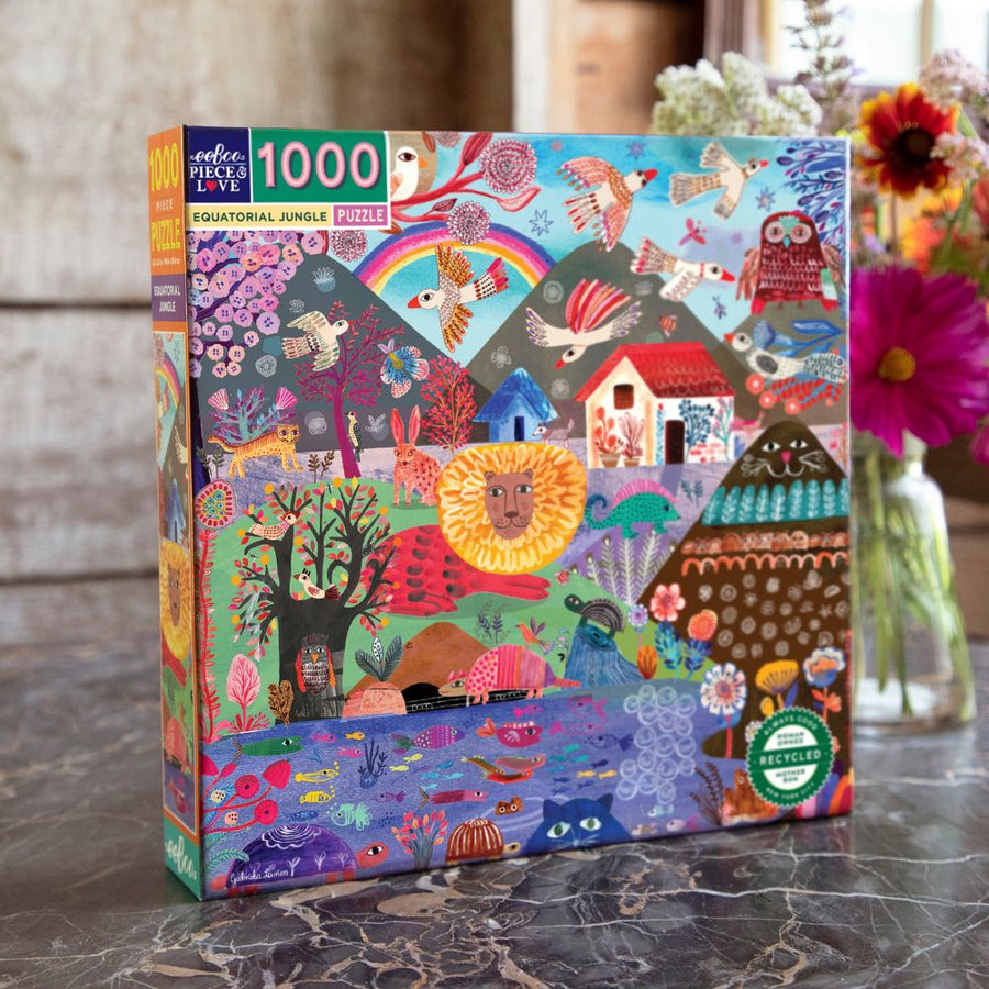 Eeboo Equatorial Jungle - 1000 Piece Puzzle