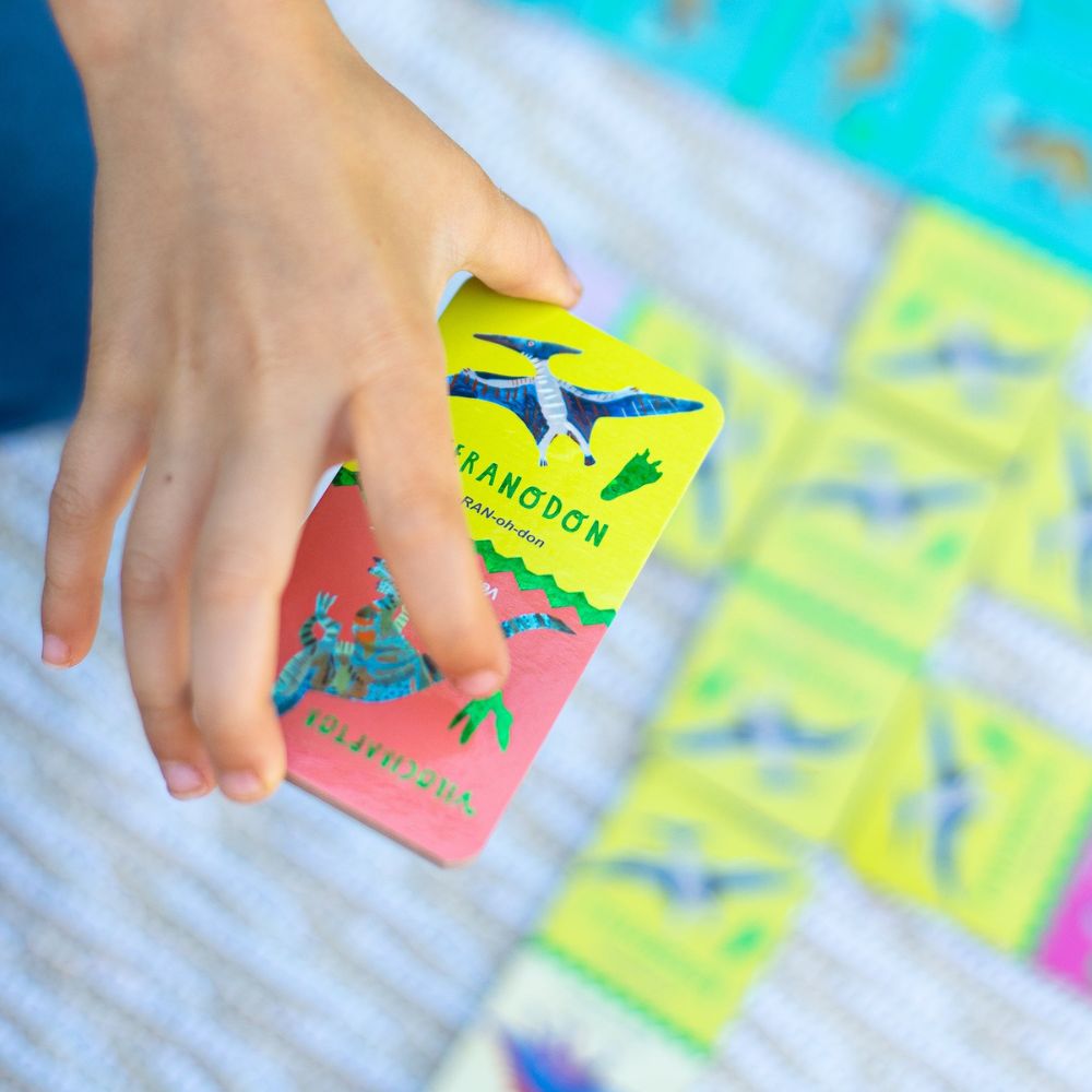 Eeboo Giant Shiny Dinosaur Dominoes