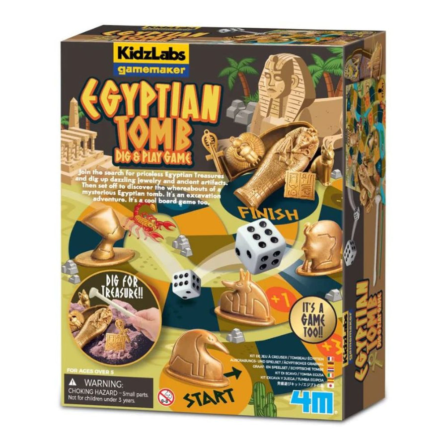 4M Egyptian Tomb Dig & Play Game