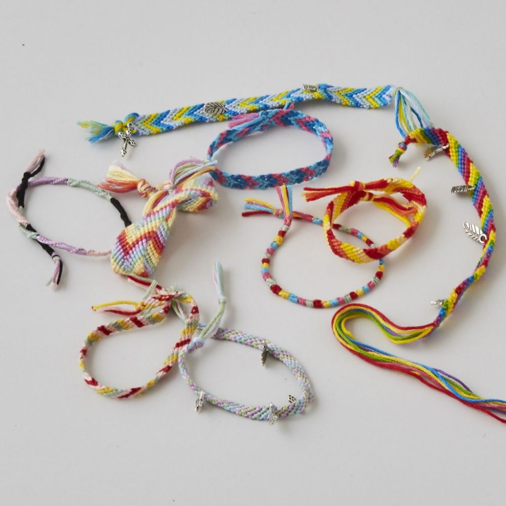 Buttonbag Buttonbag Friendship Bracelet Kit | Sew and Knit | Sewing kits for kids ...