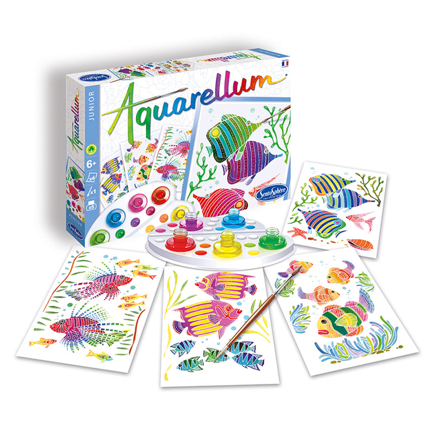 Aquarellum Junior Aquarium - Paint by Numbers for Kids