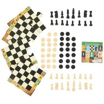 Djeco Chess & Draughts Set