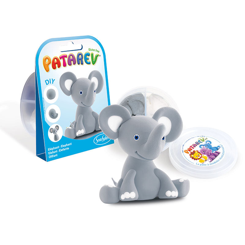 Modelling clay elephant