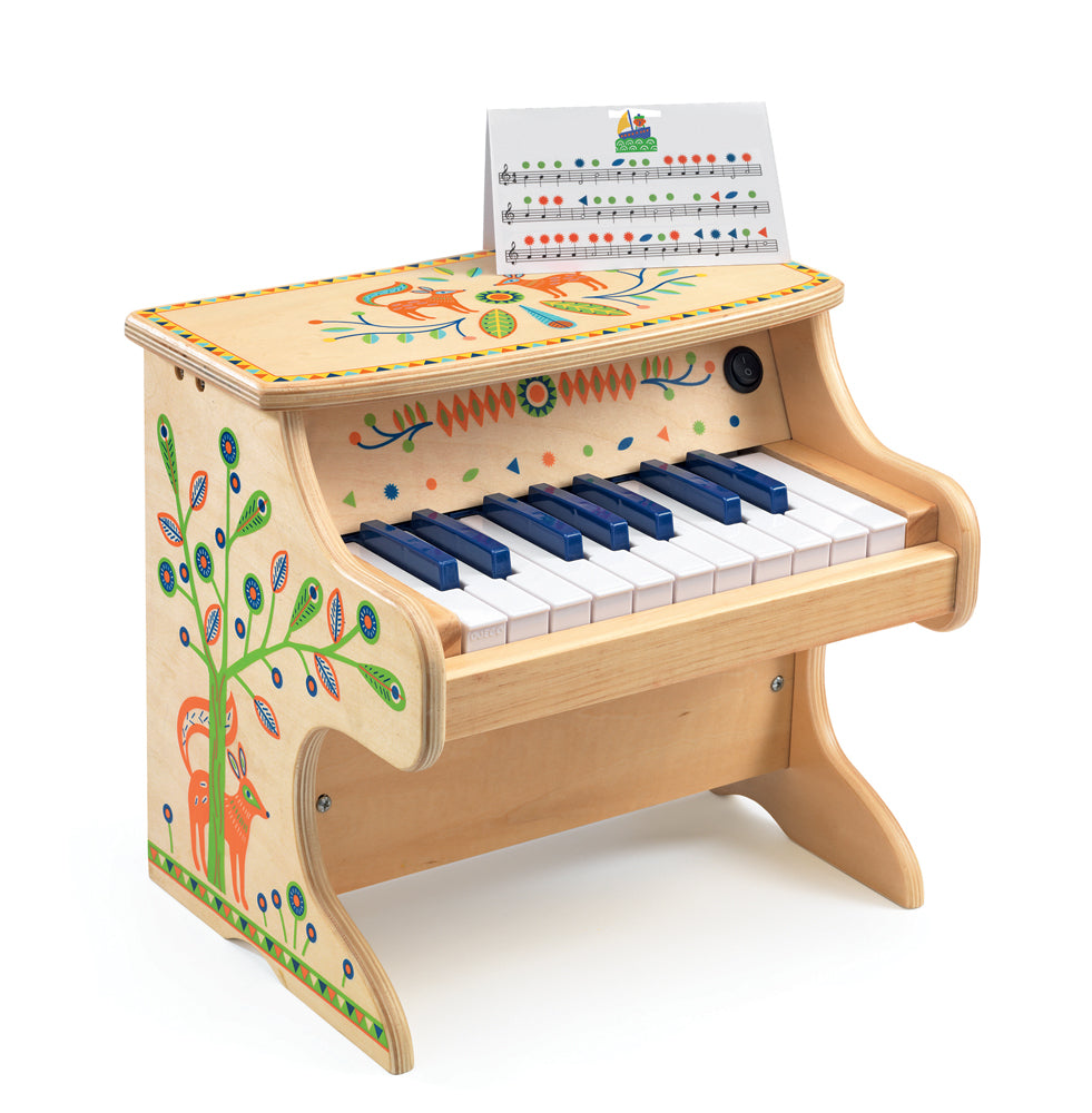 Djeco Electronic Piano Djeco Animambo Piano Toy Piano Crafts4Kids