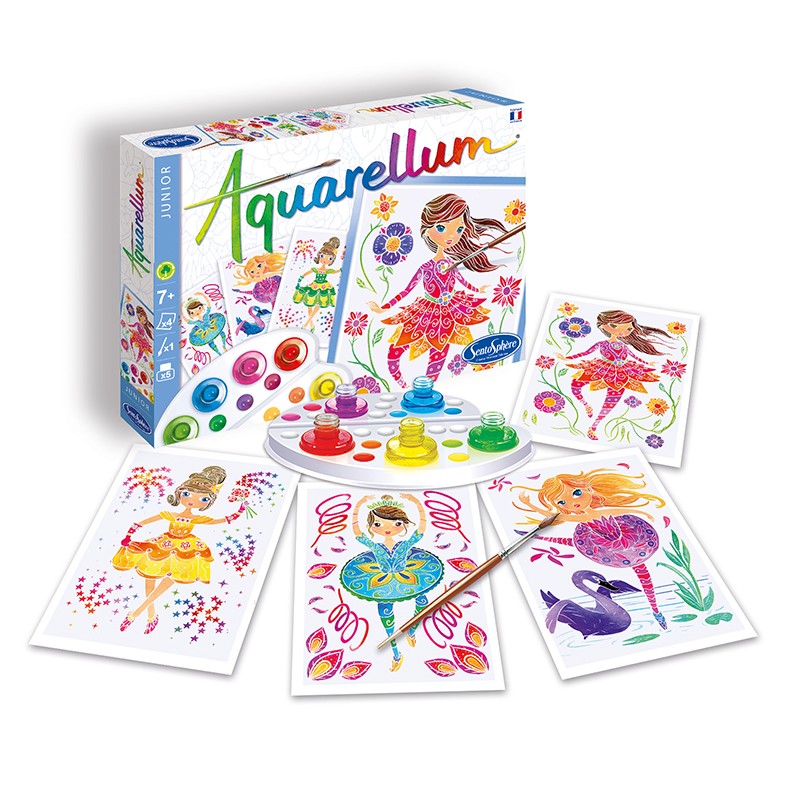 Aquarellum Junior Ballerinas - Painting Kit for Kids