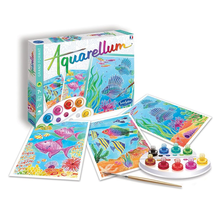 Aquarellum Coral Reef - Paint By Numbers For Kids