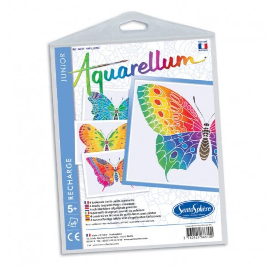 Aquarellum Junior Butterflies Painting Kit - Refills