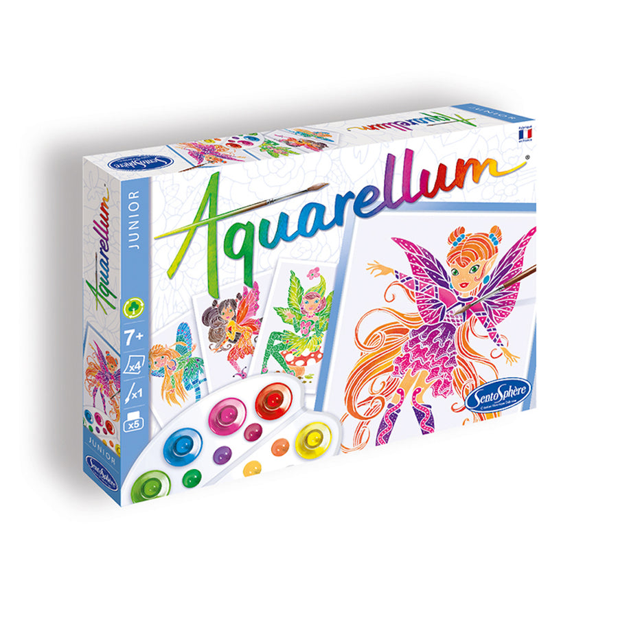 Aquarellum Junior Fairies - Paint By Numbers For Kids