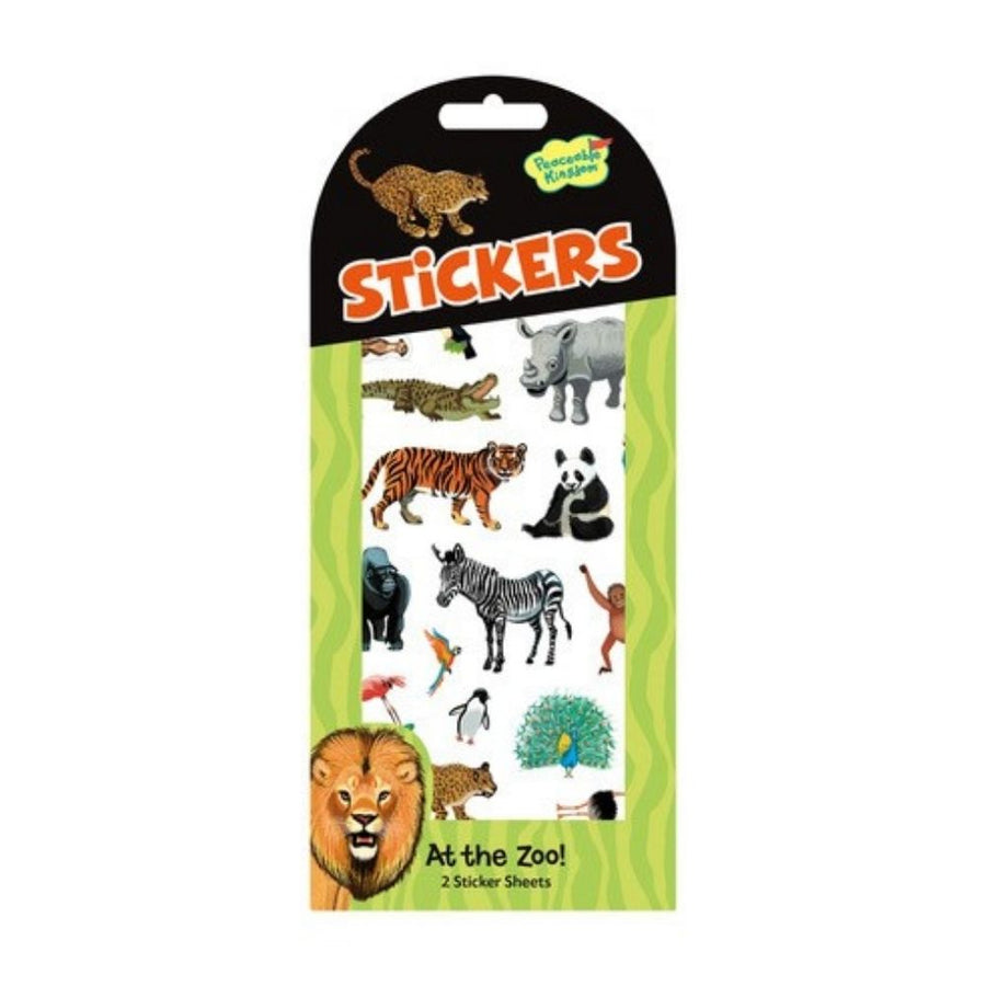Peaceable Kingdom At the Zoo Stickers