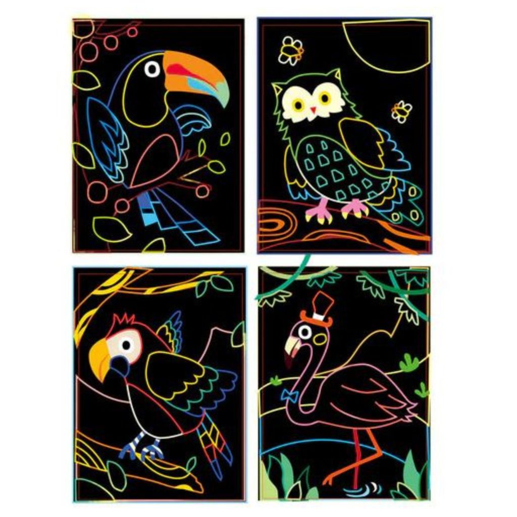 Avenir scratch art