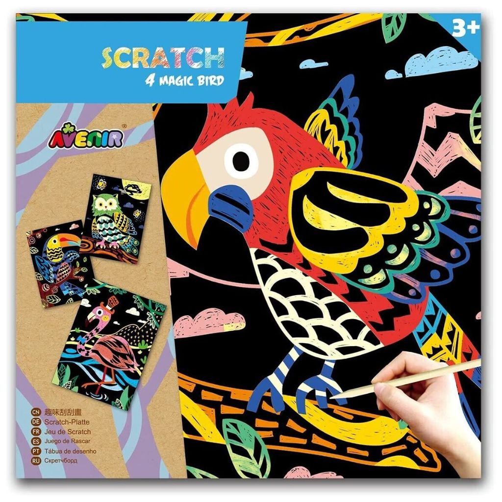 Kids scratch art