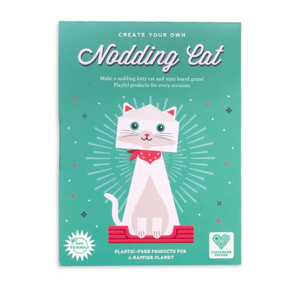 origami nodding cat