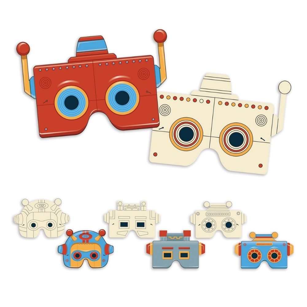make your own robot mask