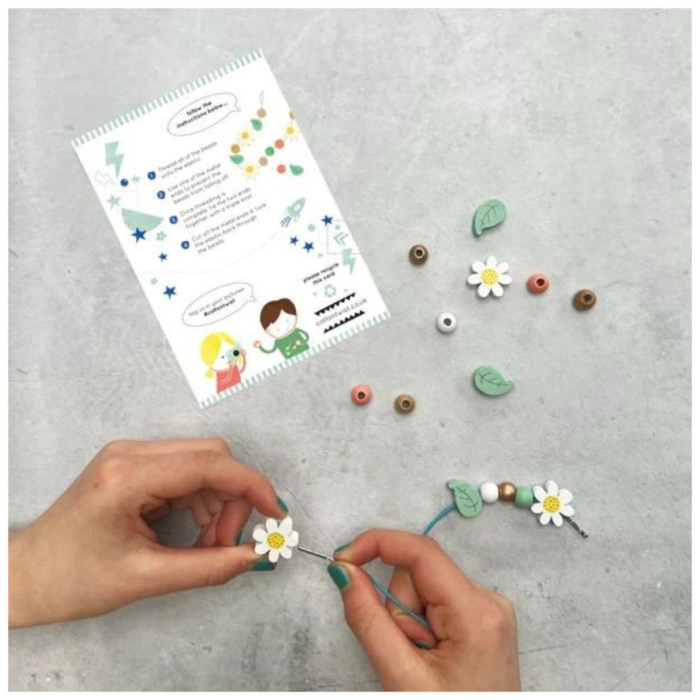 make your own daisy chain bracelet