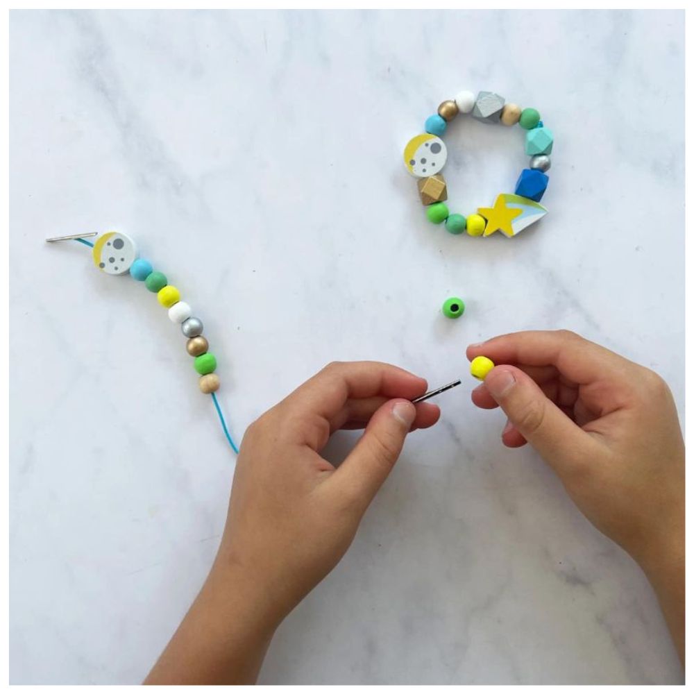outer space kids jewellery making