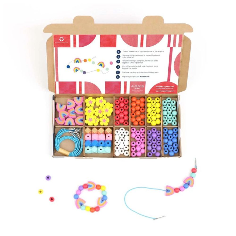 Cotton Twist Rainbow Bracelet Making Kit