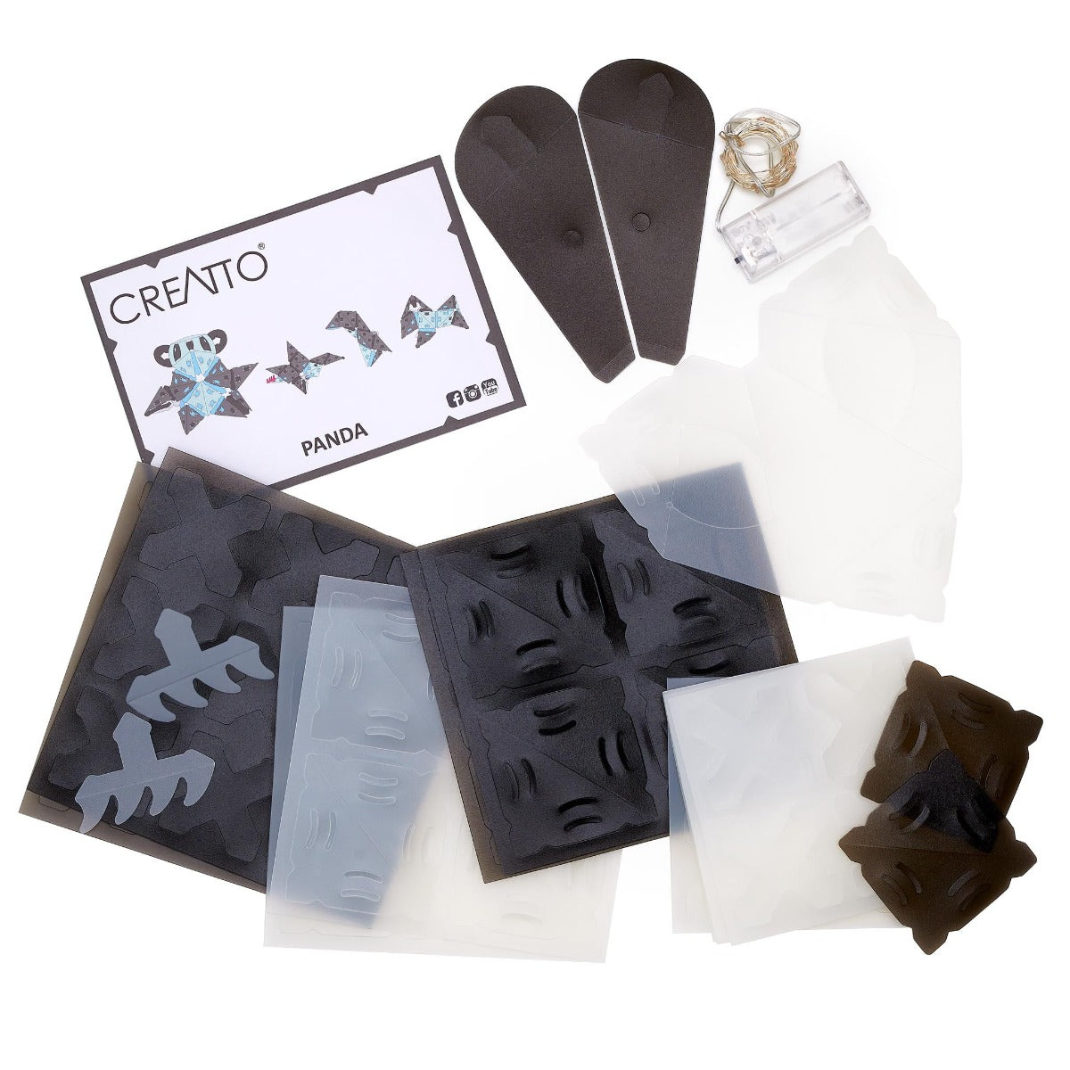 Creatto - Panda LED Animal Craft Kit