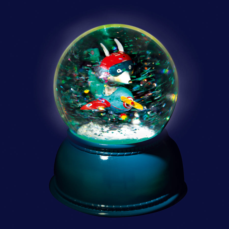 Djeco Night Light Snowglobe - Avion