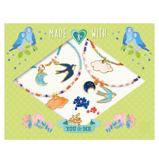 Djeco Friendship Bracelets Kit - You & Me - Sky Multi-Wrap