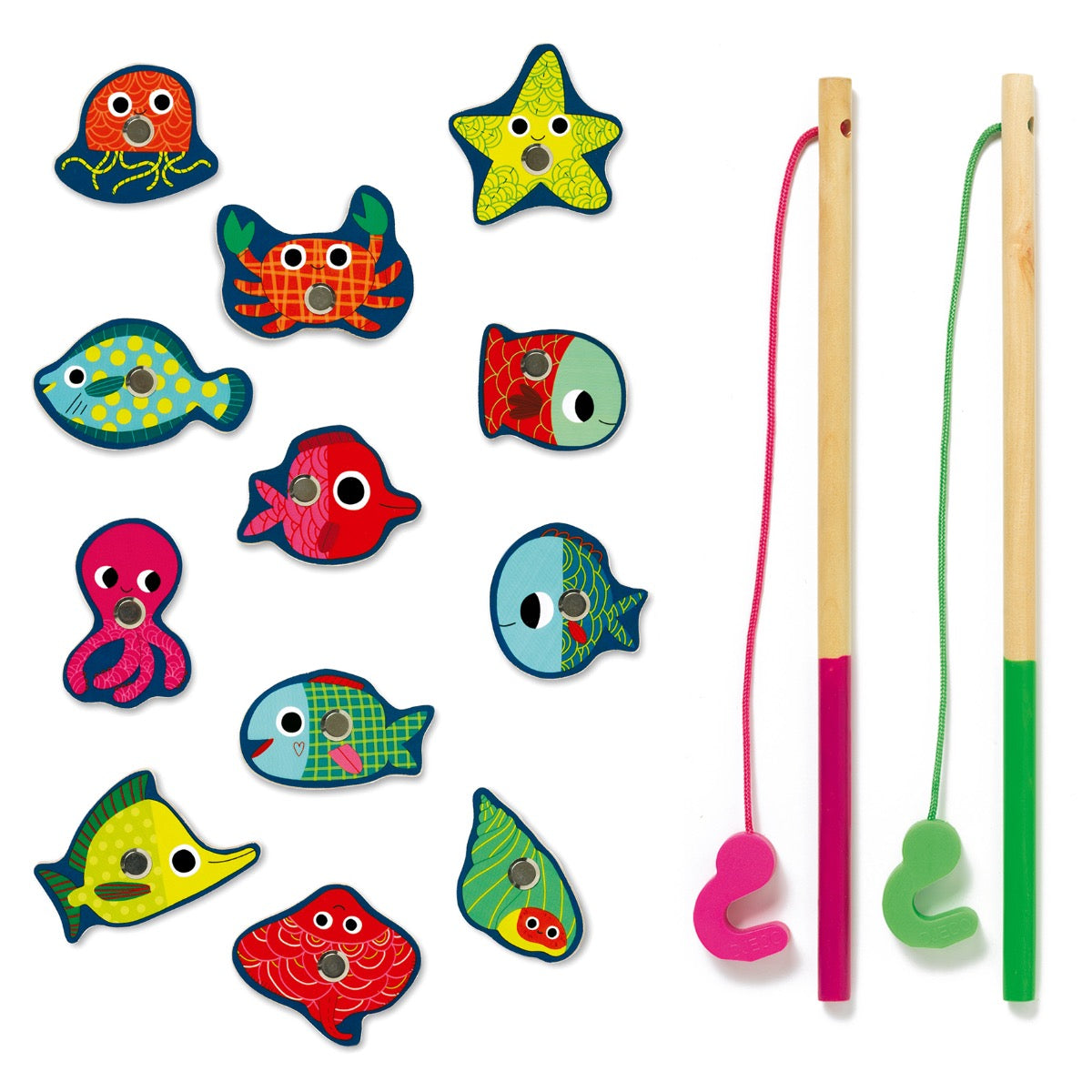 Djeco Magnetic Fishing Game Colour DJ01653