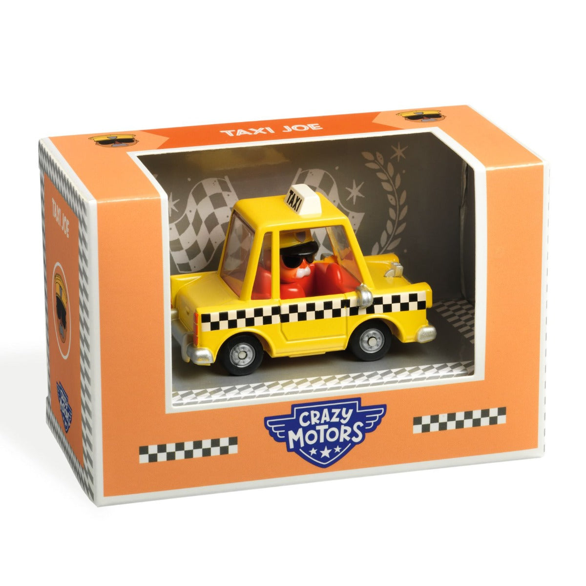 Djeco Crazy Motors Taxi Joe | Djeco Toy Car | Toy Racing Cars