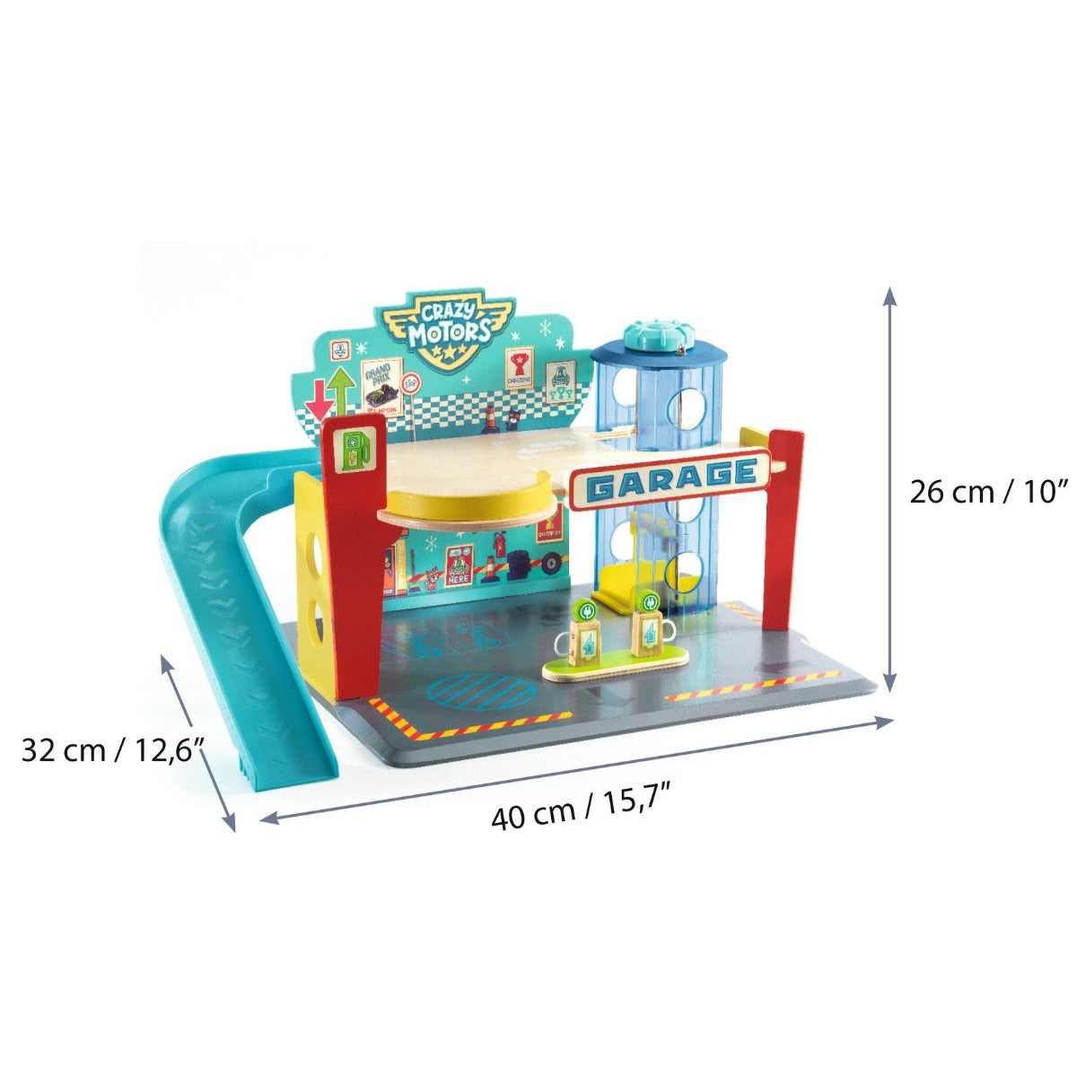 ☆ 1/64 Creative Garage X - Ⅰ 1:64 Scale - White 3 Car Garage with Opened and Closed Garage Door