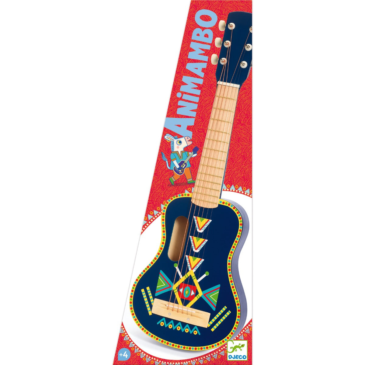 Djeco Toy 6 Metallic String Guitar DJ06024