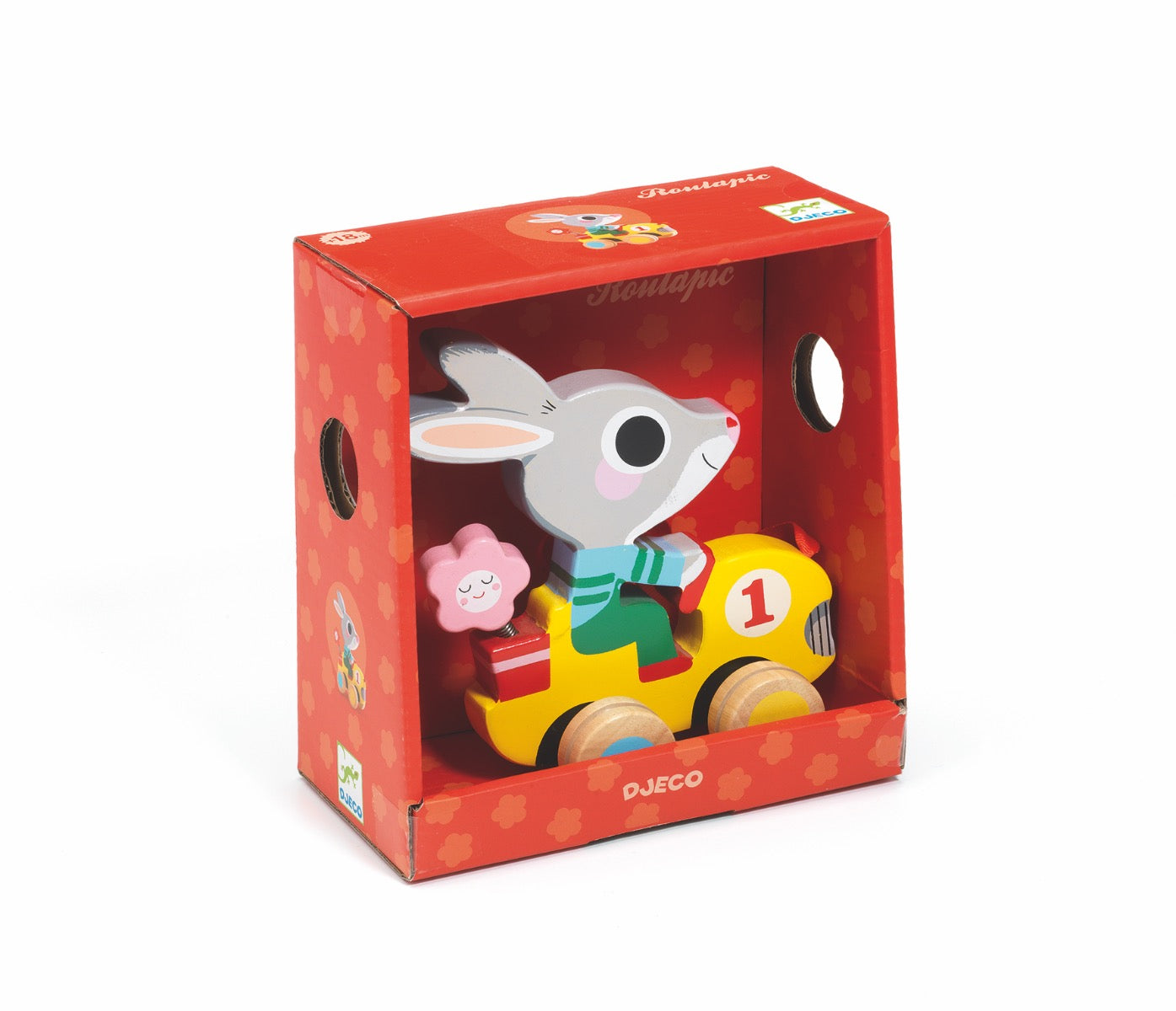 Wooden Pull Along Toy Rabbit