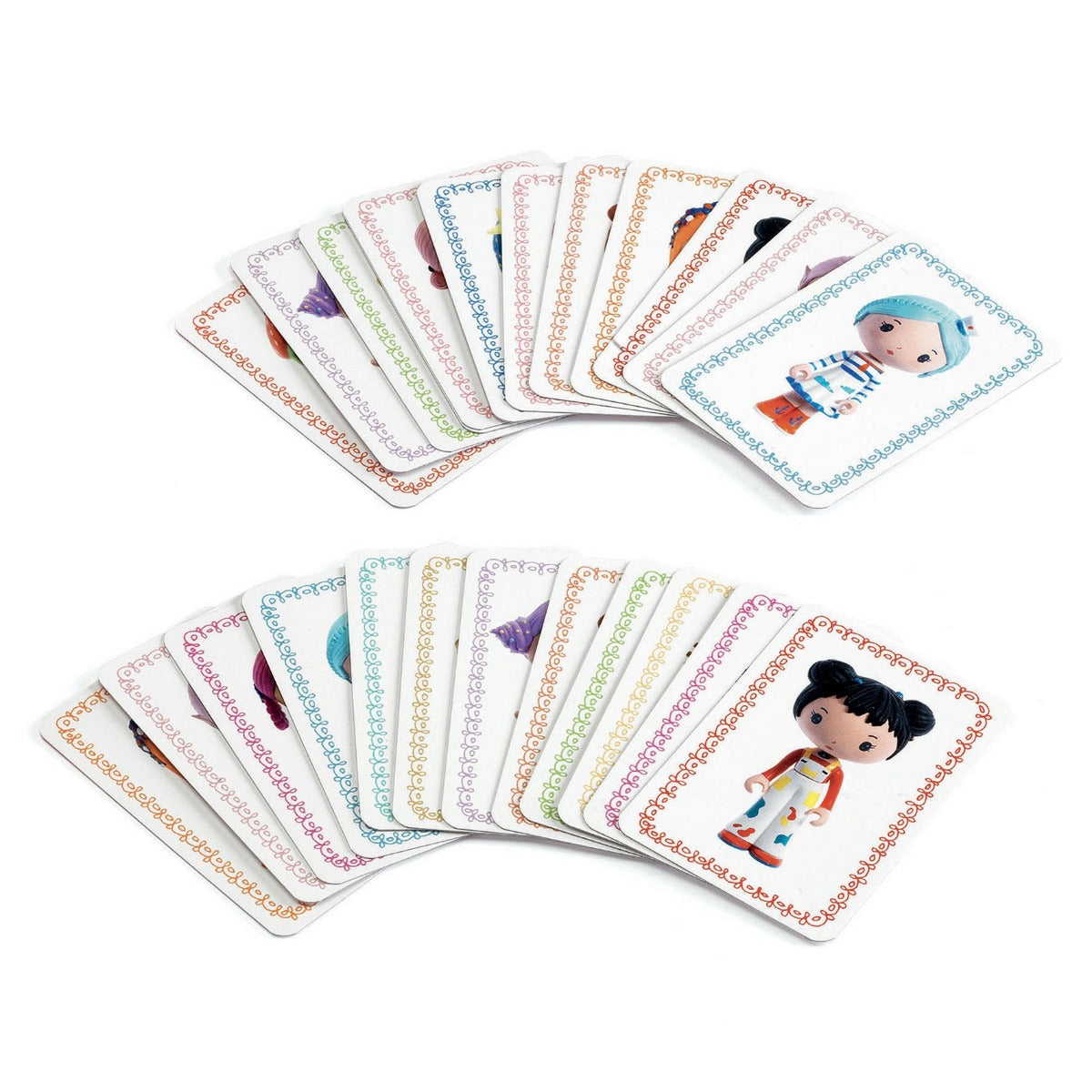 Jeu de cartes - Mini Family - Djeco - La Maison de Zazou Jeu de cartes - Mini Family - Djeco - La Maison de Zazou