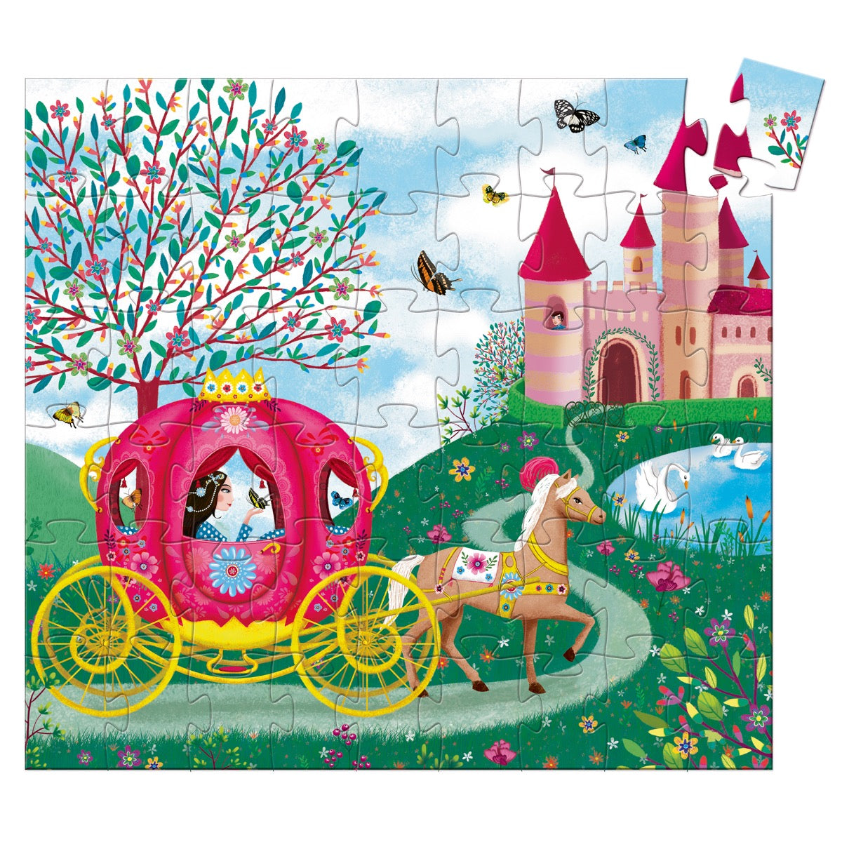 Djeco Silhouette Puzzle Elise's Carriage