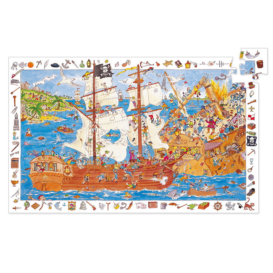 Djeco Observation Pirates Childrens Jigsaw Puzzle