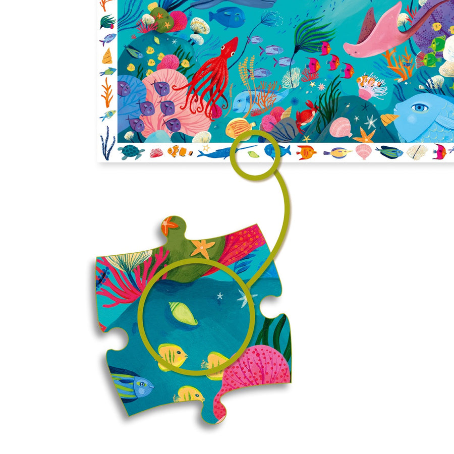 Aquatic - Djeco Observation Childrens Jigsaw Puzzle