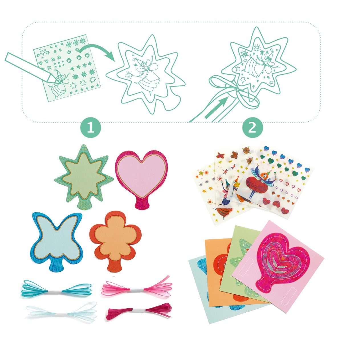 djeco do it yourself magic wands to create